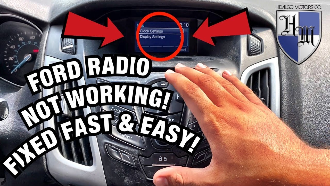 2014 Ford Escape Radio Not Working