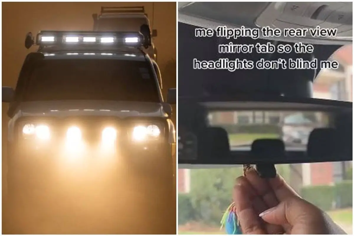 Power Button on Rearview Mirror